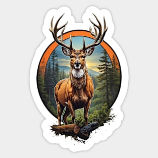 DreamScape Deer Hunting Sticker